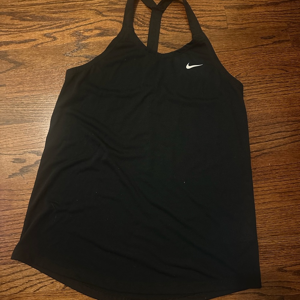 Nike Women's Black Racerback Tank Top